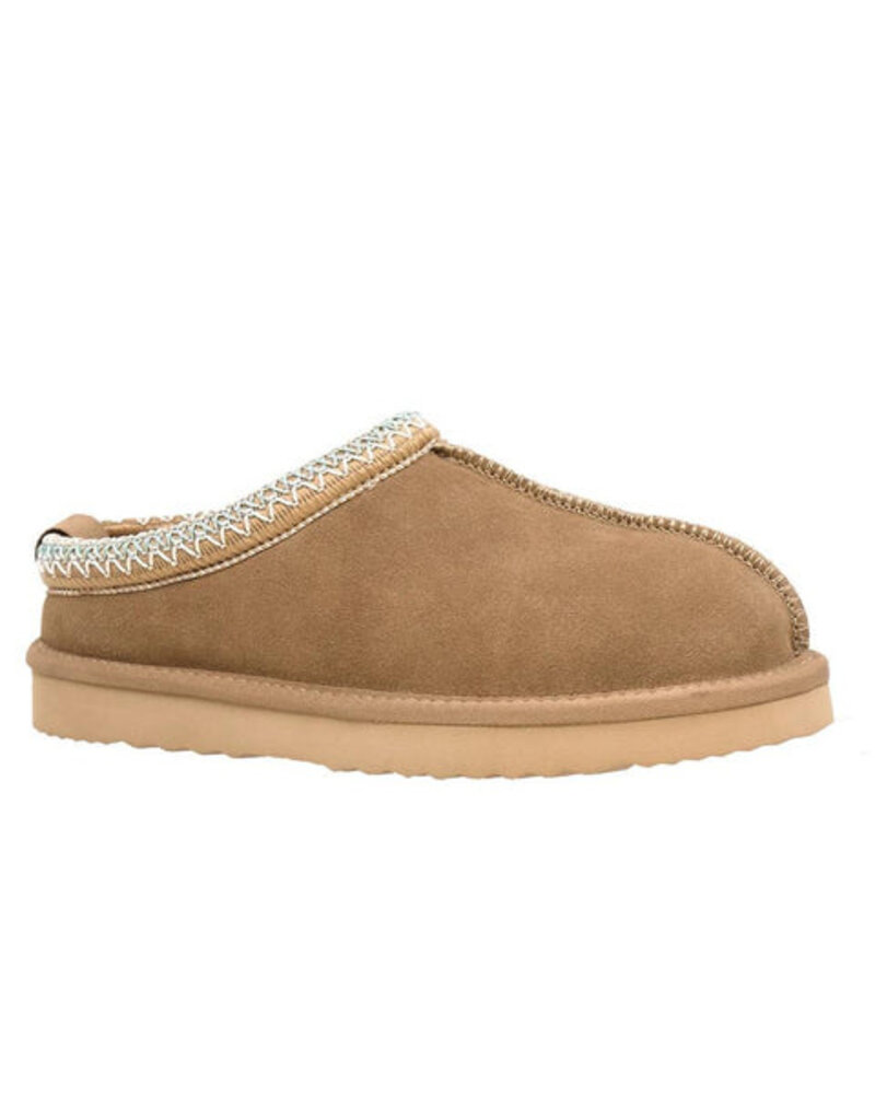 SNOW OWL BRISTOL CHESNUT SUEDE SLIPPER