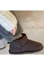 SNOW OWL BRISBANE BROWN SUEDE SLIPPER