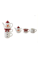 SNOWMAN TEAPOT & MUG SET