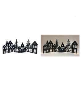 CHRISTMAS VILLAGE - METAL FOLD