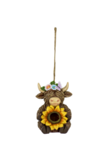 HIGHLAND COW BIRD FEEDER
