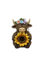 HIGHLAND COW BIRD FEEDER