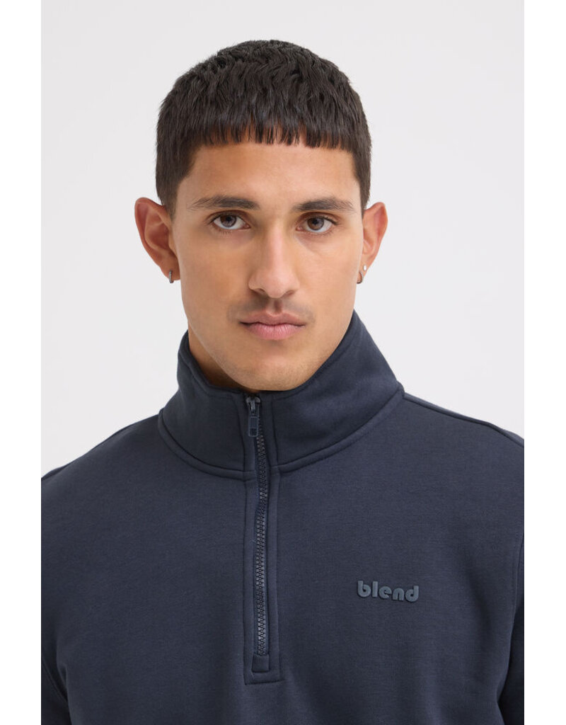 BLEND DOWNTON HALF ZIP SWEATER