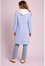 TRIBAL CAR COAT W/ FOOLER HOODIE - GLACIER BLUE