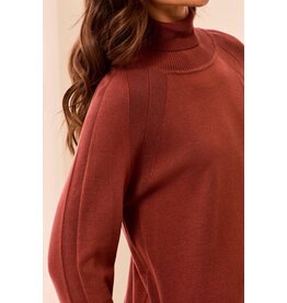 TRIBAL L/S TURTLE NECK SWEATER