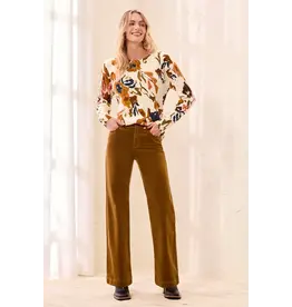 TRIBAL FLY FRONT 5 PKT PANT - MATTE GOLD