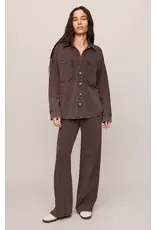 Z SUPPLY HUNTER KNIT PANT - DARK CHOCOLATE