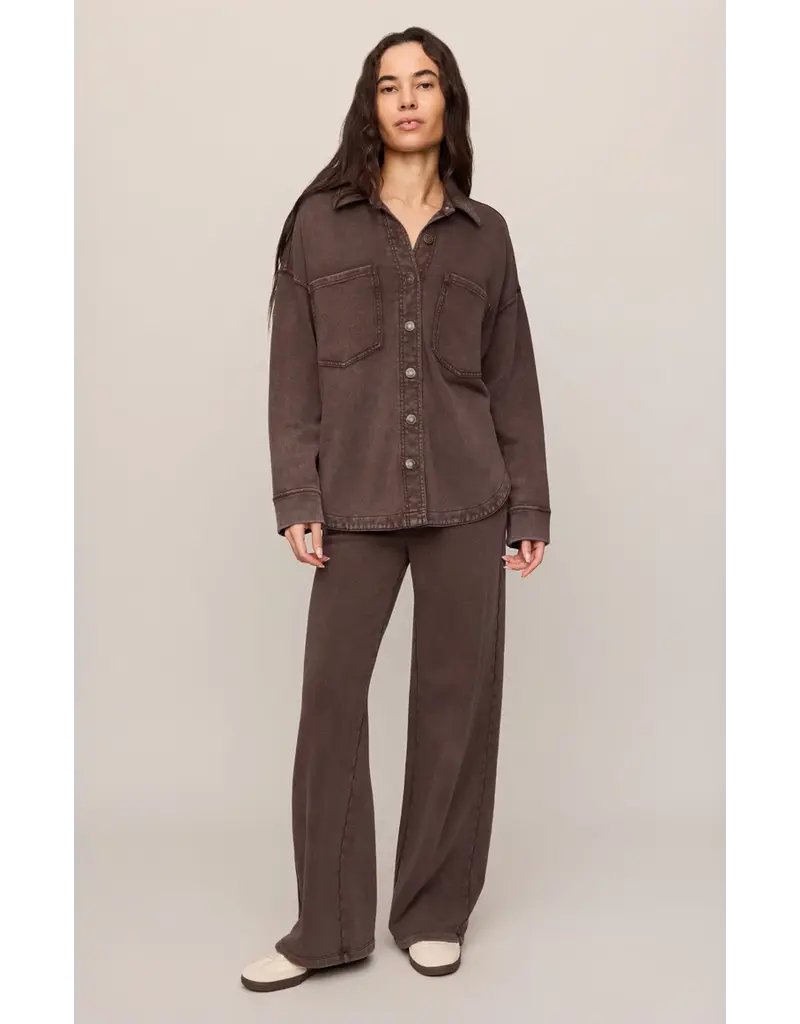 Z SUPPLY HUNTER KNIT PANT - DARK CHOCOLATE