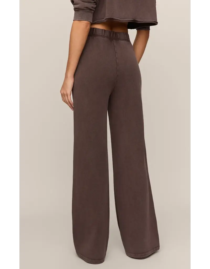 Z SUPPLY HUNTER KNIT PANT - DARK CHOCOLATE
