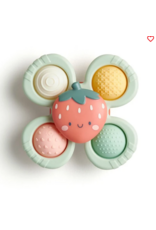 ITZY RITZY POP & WHIRL FIDGET SPINNER TRAVEL & BATH TOY - STRAWBERRY
