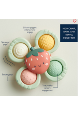 ITZY RITZY POP & WHIRL FIDGET SPINNER TRAVEL & BATH TOY - STRAWBERRY