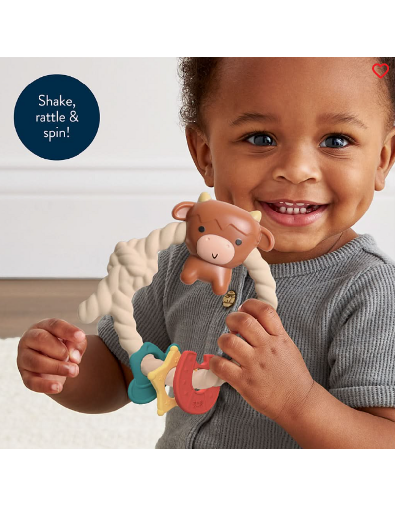 ITZY RITZY RATTLE W/ TEETHING RINGS