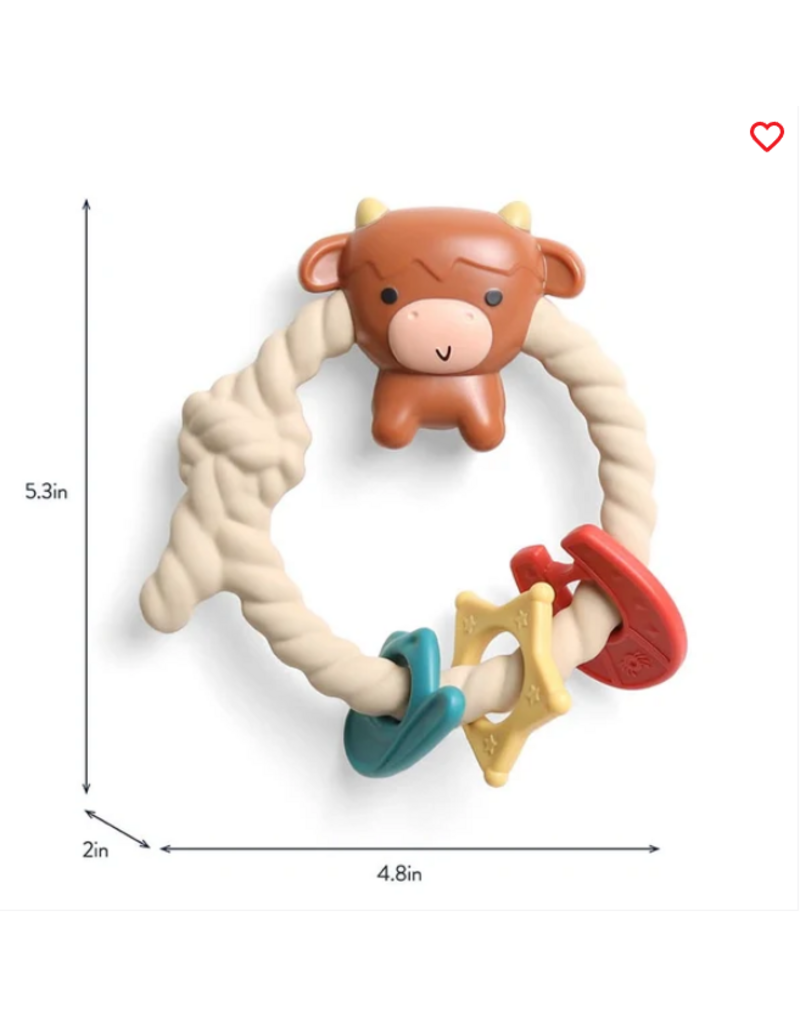 ITZY RITZY RATTLE W/ TEETHING RINGS