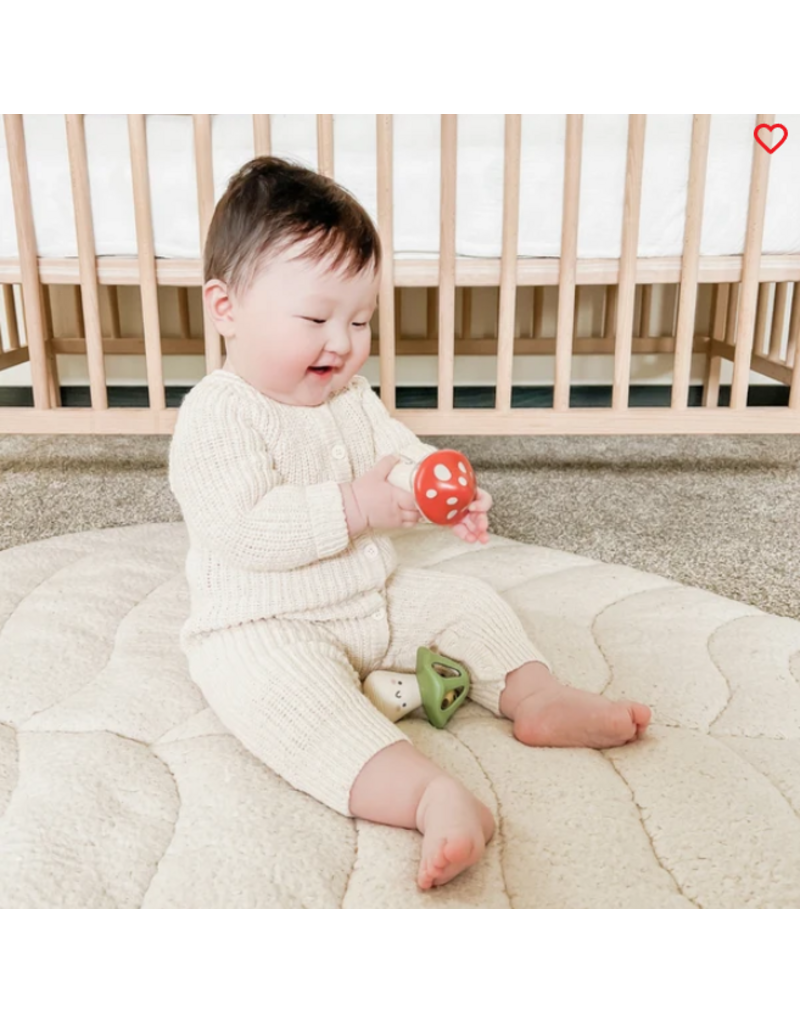 ITZY RITZY MINI MARACAS - MUSICAL RATTLE SET - MUSHROOMS
