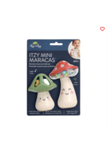 ITZY RITZY MINI MARACAS - MUSICAL RATTLE SET - MUSHROOMS