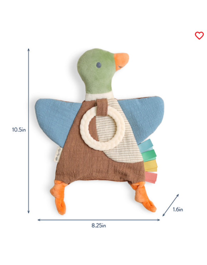 ITZY RITZY SENSORY CRINKLE TOY W/ TEETHER