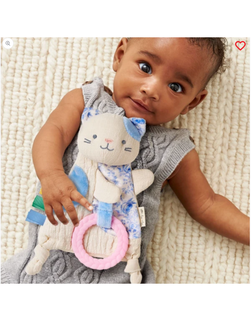 ITZY RITZY SENSORY CRINKLE TOY W/ TEETHER