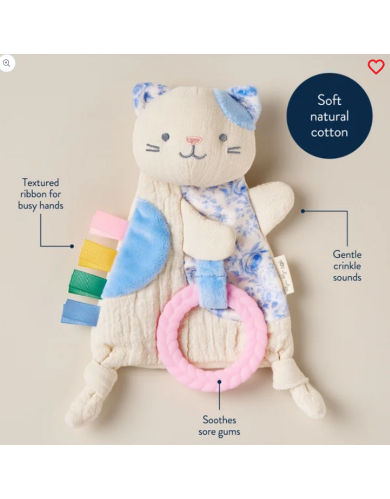 ITZY RITZY SENSORY CRINKLE TOY W/ TEETHER