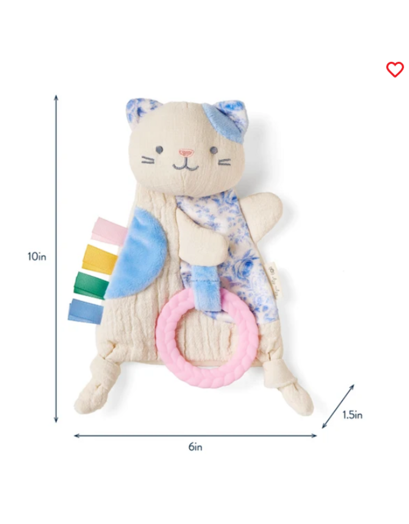 ITZY RITZY SENSORY CRINKLE TOY W/ TEETHER