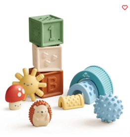 ITZY RITZY SENSORY BLOCKS SET - FRIENDS