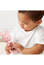ITZY RITZY SILICONE RATTLE TEETHER - BUNNY
