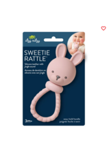 ITZY RITZY SILICONE RATTLE TEETHER - BUNNY
