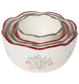 DANICA CAMELLIA NESTING BOWLS - 4PC