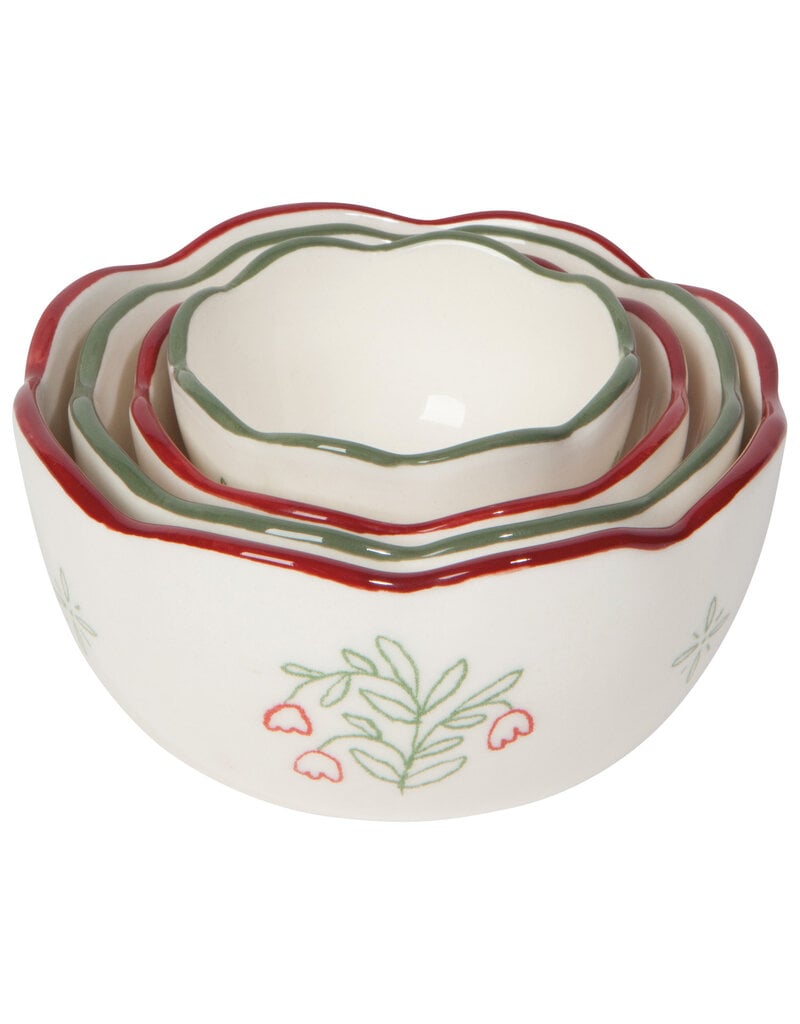 DANICA CAMELLIA NESTING BOWLS - 4PC