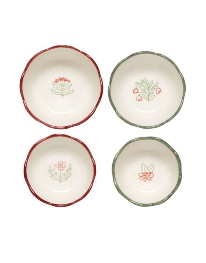 DANICA CAMELLIA NESTING BOWLS - 4PC