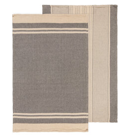 DANICA LINEA SHADOW WOVEN DISHTOWELS - 2 PK