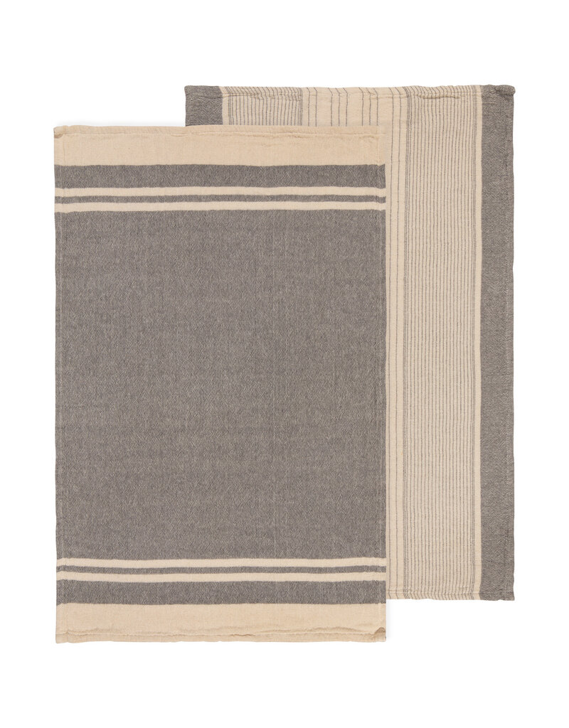 DANICA LINEA SHADOW WOVEN DISHTOWELS - 2 PK