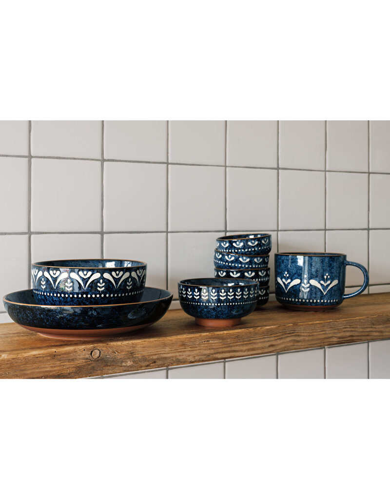 DANICA SERVING BOWL - NIGHTBLOOM