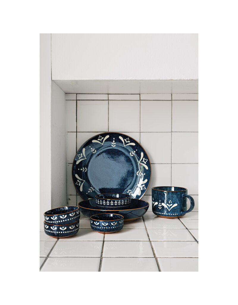 DANICA SERVING BOWL - NIGHTBLOOM
