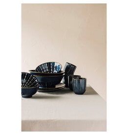 DANICA PULSE STAMPED SERVING BOWL - 8"