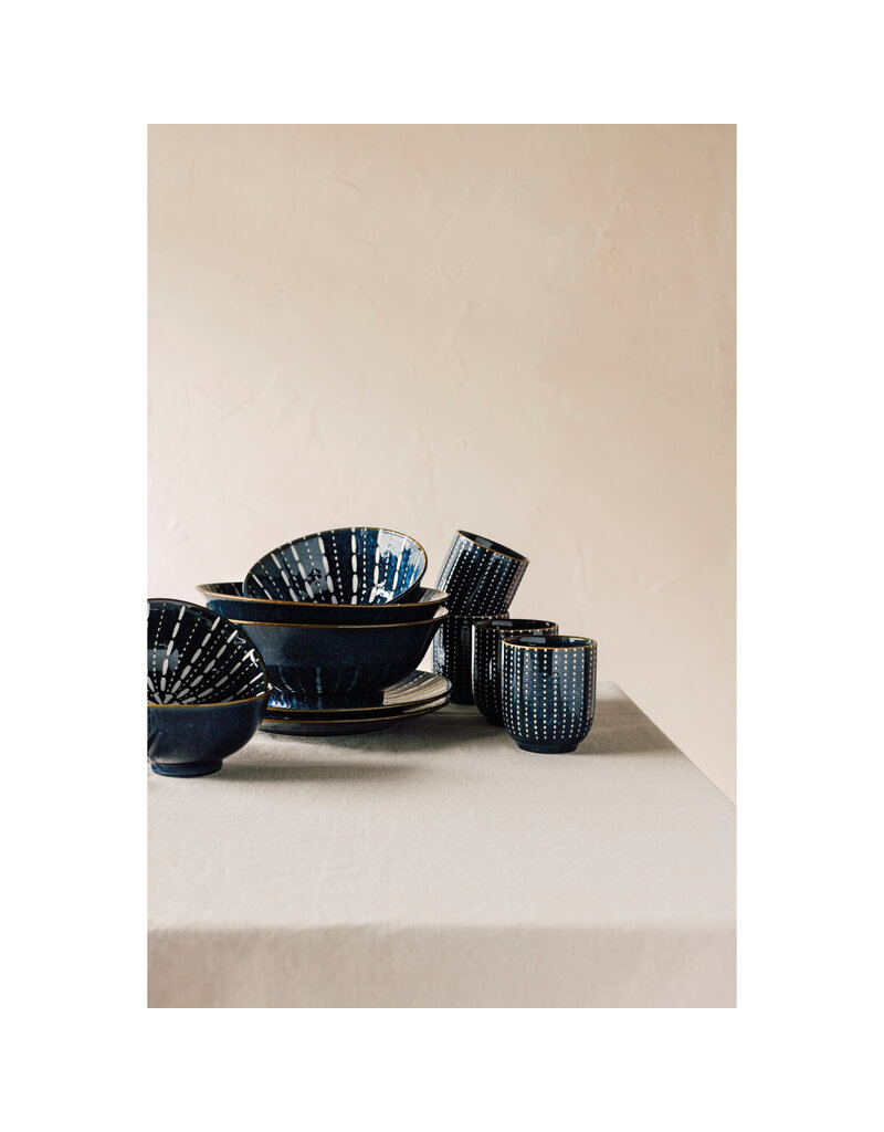 DANICA PULSE STAMPED SERVING BOWL - 8"