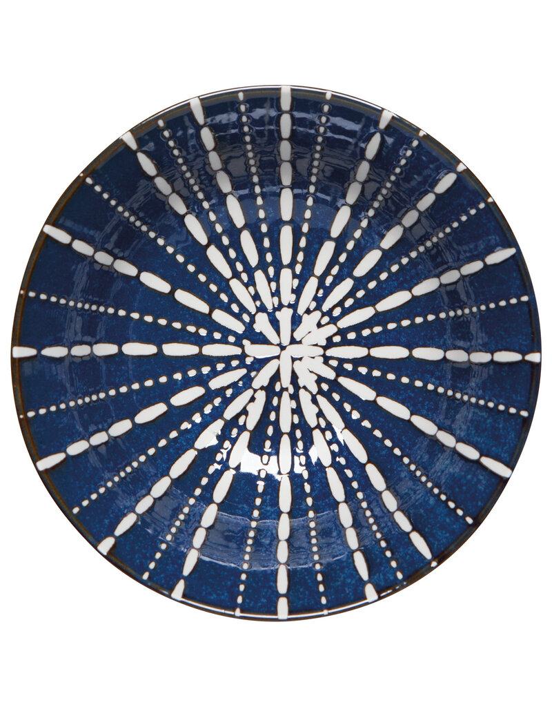 DANICA PULSE STAMPED SERVING BOWL - 8"