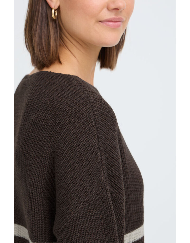 ERETTA SWEATER - HOT FUDGE