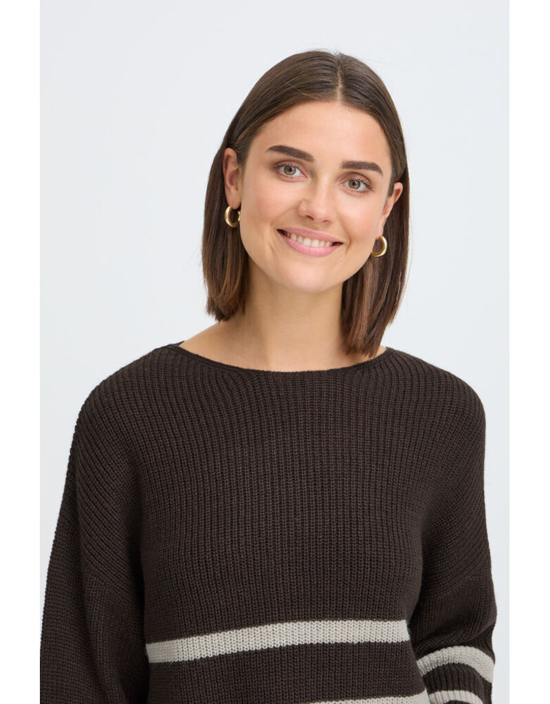 ERETTA SWEATER - HOT FUDGE