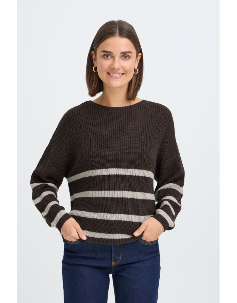 ERETTA SWEATER - HOT FUDGE