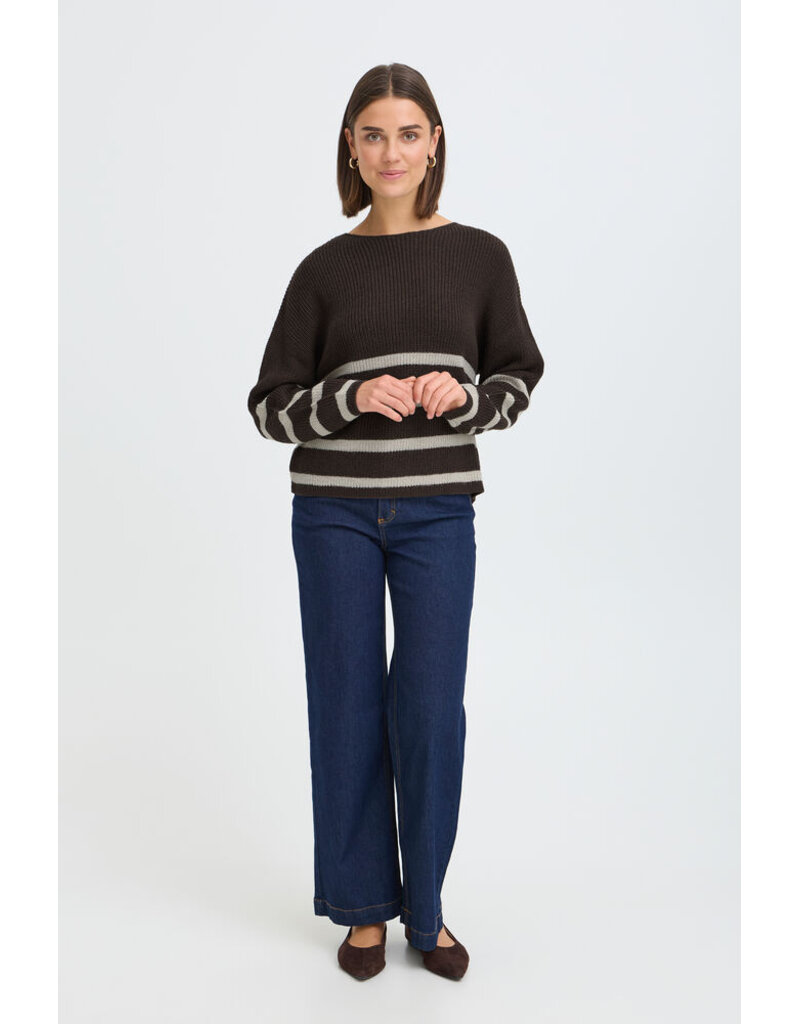 ERETTA SWEATER - HOT FUDGE