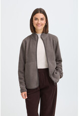 TENYA FULL ZIP SWEATER - DRIFTWOOD