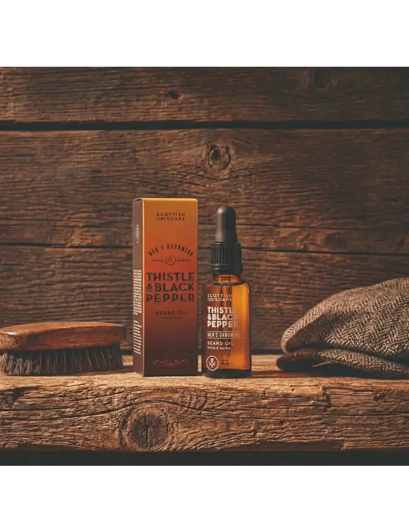 SCOTTISH FINE SOAPS SCOTTISH FINE SOAPS THISTLE BLACK PEPPER BEARD OIL - 30 ML