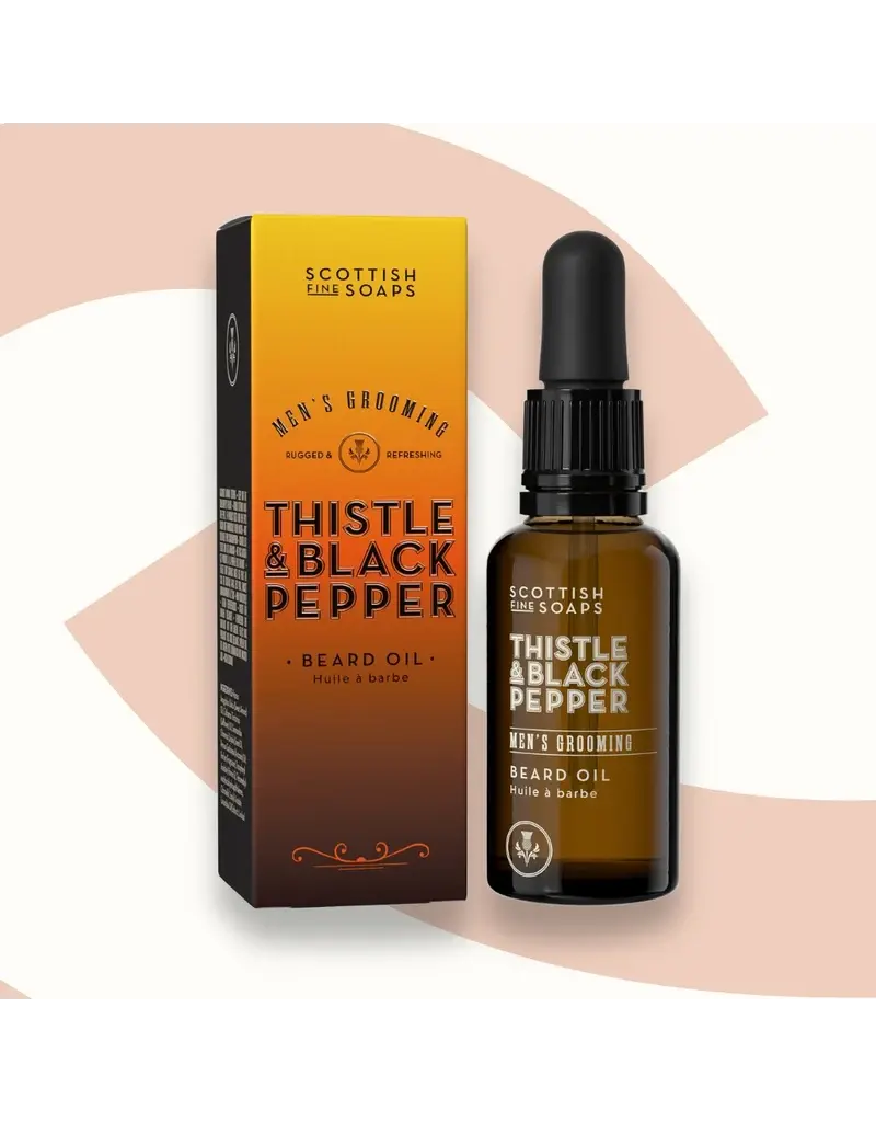SCOTTISH FINE SOAPS SCOTTISH FINE SOAPS THISTLE BLACK PEPPER BEARD OIL - 30 ML