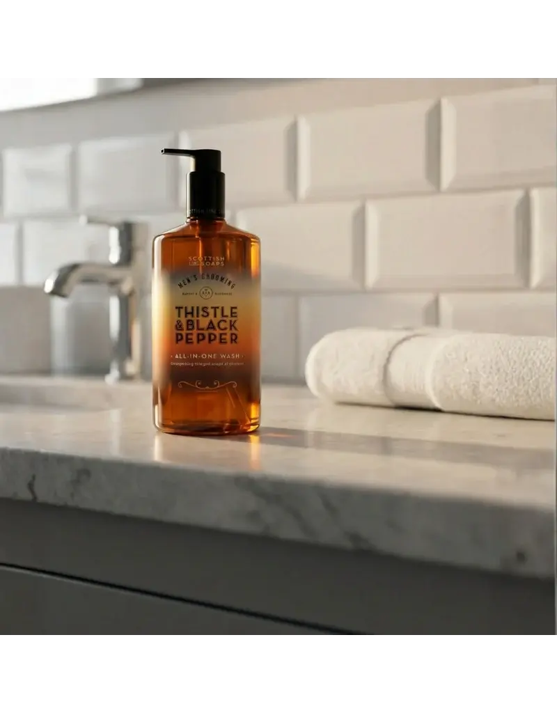 SCOTTISH FINE SOAPS SCOTTISH FINE SOAPS THISTLE BLACK PEPPER ALL IN ONE WASH