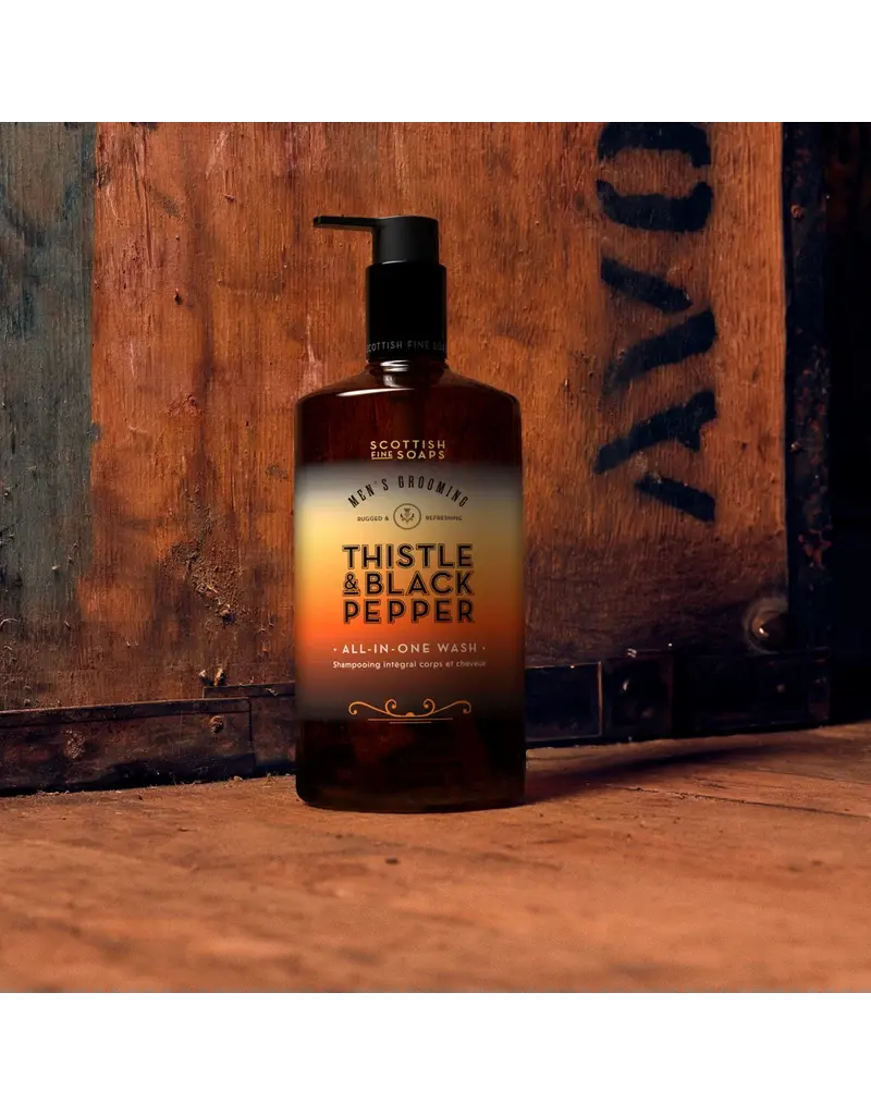 SCOTTISH FINE SOAPS SCOTTISH FINE SOAPS THISTLE BLACK PEPPER ALL IN ONE WASH