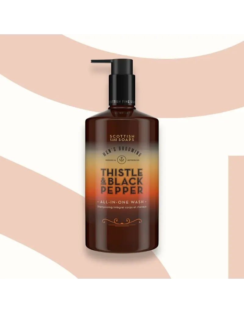 SCOTTISH FINE SOAPS SCOTTISH FINE SOAPS THISTLE BLACK PEPPER ALL IN ONE WASH