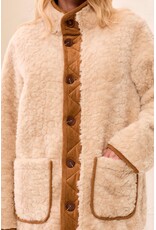 TRIBAL REVERSIBLE COAT - WALNUT