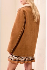 TRIBAL REVERSIBLE COAT - WALNUT