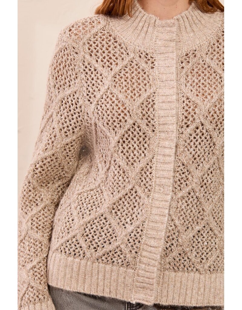 TRIBAL CARDIGAN - BIRCH