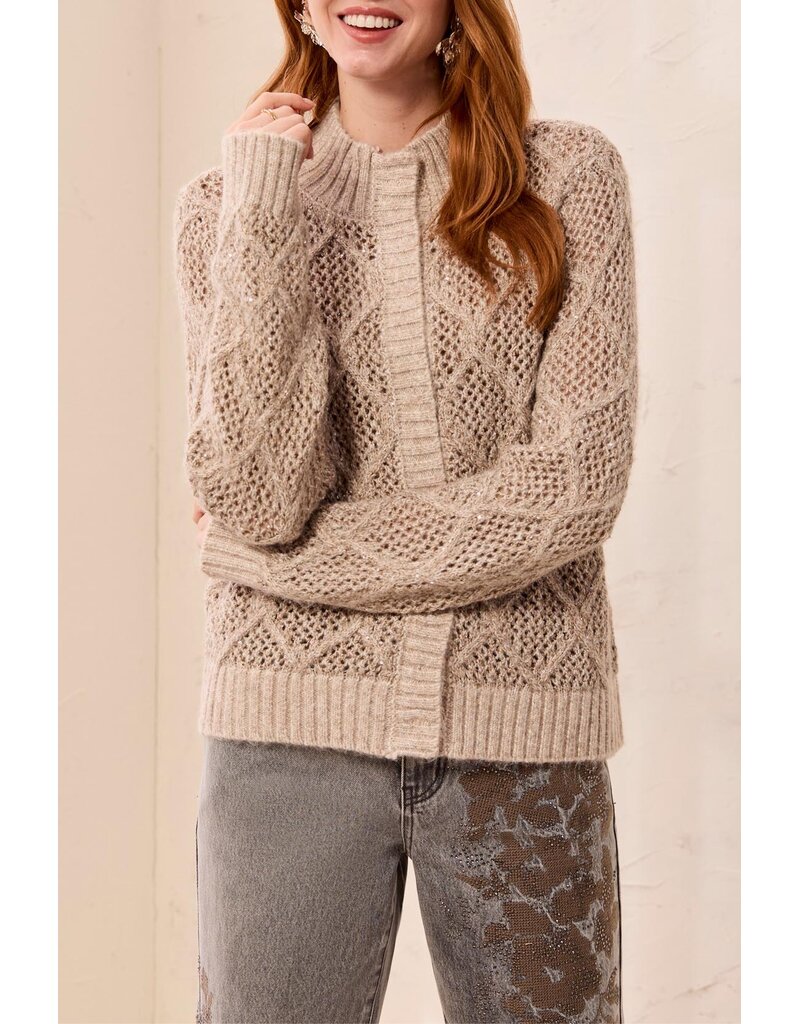 TRIBAL CARDIGAN - BIRCH